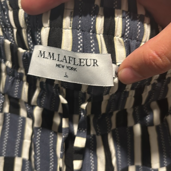 New MM LAFLUER Amelia silk joggers - Picture 3 of 9